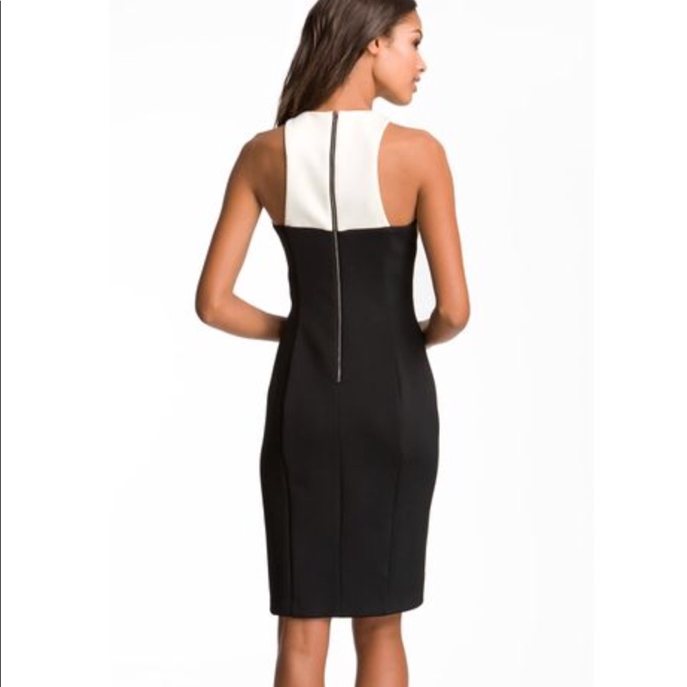 Maggy London Cocktail Color Block Dress - Picture 2 of 5